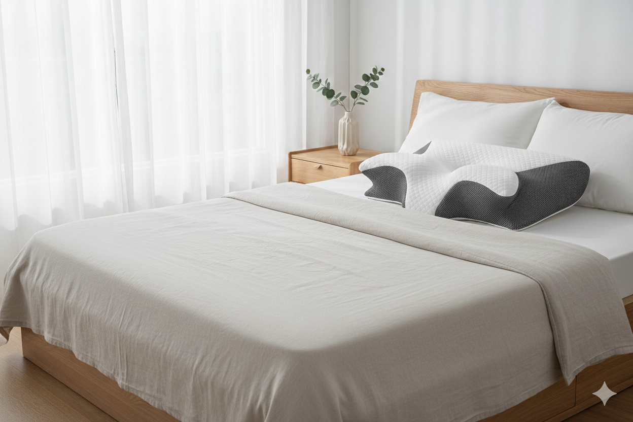 Oreiller cervical ergonomique